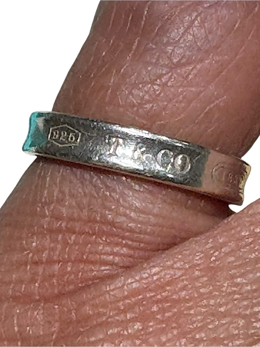 Tiffany & Co. 1837 Narrow Band Ring Sterling Silver 925 Size 6.5 Authentic - Picture 5 of 7